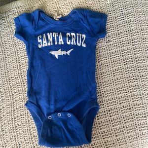 Santa Cruz baby onesie